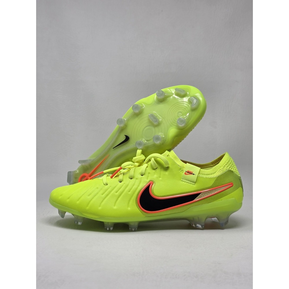 Nike Tiempo Legend 10 Elite FG Size 6 Mens Volt Black Soccer DV4328-701 New